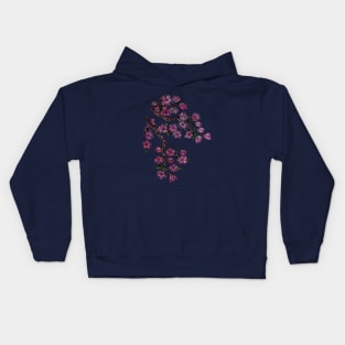 Painted Sakura Branch Kids Hoodie